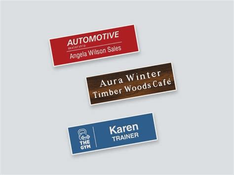 vistaprint magnetic name tags.